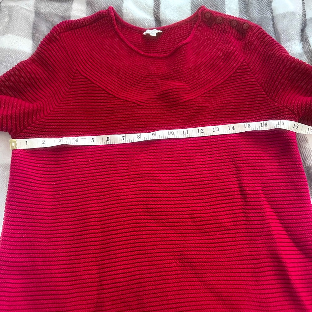 Red sweater